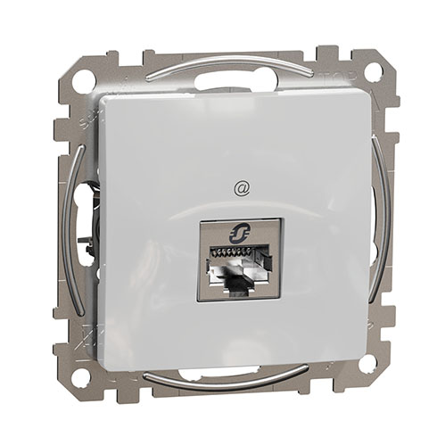 Sedna Design 1xRJ45 Cat6A STP aljzat, alumínium