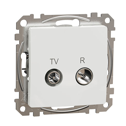 Sedna Design TV/R aljzat, végzáró, 4 dB, fehér