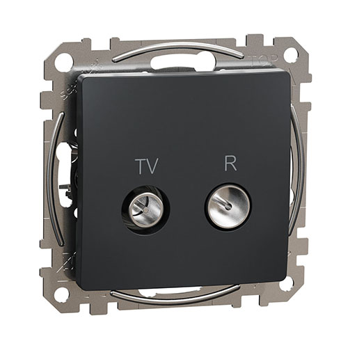 Sedna Design TV/R aljzat, végzáró, 4 dB, antracit