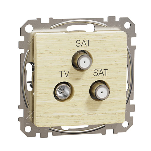 Sedna Elements TV/SAT/SAT aljzat, végzáró, 4 dB, nyír