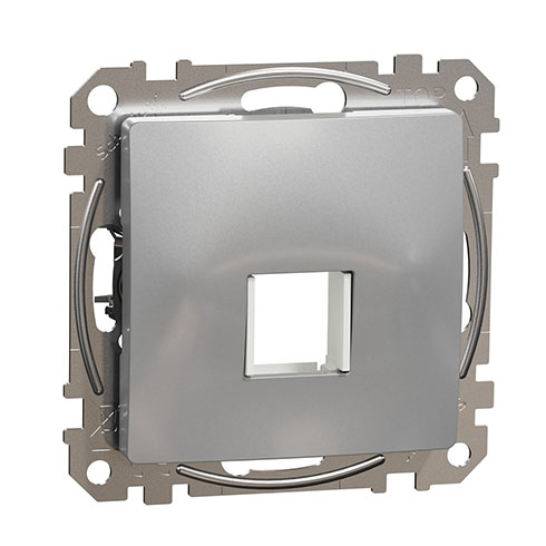 Sedna Design 1xRJ45 adapter, Keystone betétekhez, alumínium