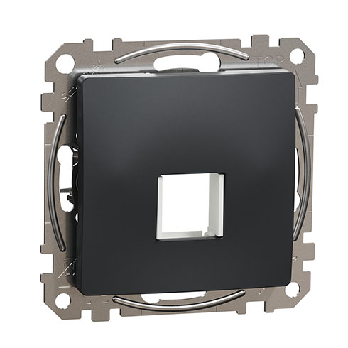 Sedna Design 1xRJ45 adapter, Keystone betétekhez, antracit