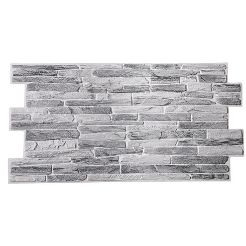 Flexpanel PVC falpanel - Szeletelt kő (szürke kőpala) Silver Slate