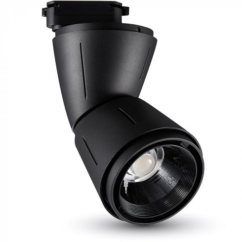 Sínes LED lámpa - 45W (20°) meleg fehér (VT) fekete