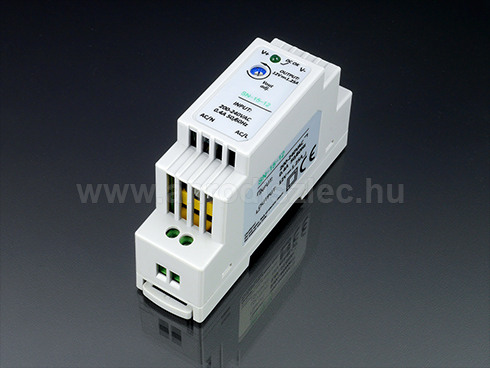 Sínre szerelhető LED tápegység 12 Volt (15W/1.25 A)