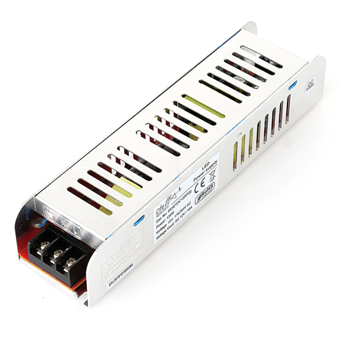 LED tápegység 12 Volt - fém házas, ipari (120W/10A) Slim