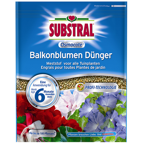 Osmocote hosszú hatású virágtrágya balkonnövényekhez (750g)