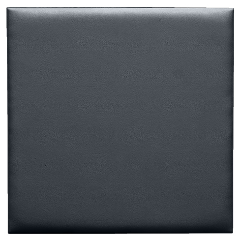 Kerma bőr falpanel, bőrpanel, Arden-617 Sötétszürke (50x50 cm)