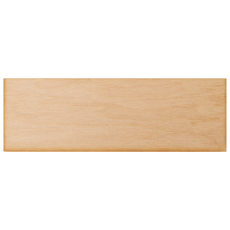 Fa dekorcsempe Tégla: tégla alakú falburkoló dekor elem (3 mm - vékony) - natúr