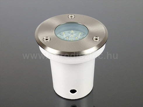 GRF LED 001 talajba építhető LED lámpa, kör (1.5W) hideg fehér IP67