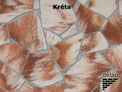 Terméskő hatású falburkoló lap: Kréta