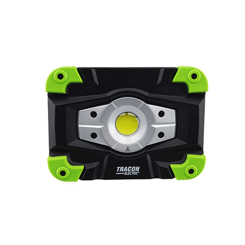 Akkus LED reflektor, munkalámpa (10W/120°) két fényerő + PowerBank funkció