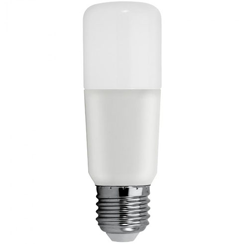 E27 LED lámpa (9W/240°) rúd - meleg fehér