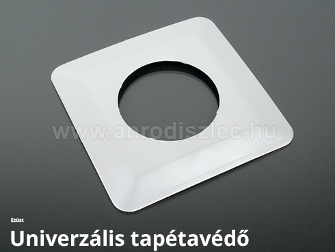 Kapcsolók mögé univerzális falvédő - ezüst