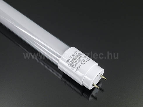 T8 LED fénycső (120 cm) 18W - VT (4500K) üveg