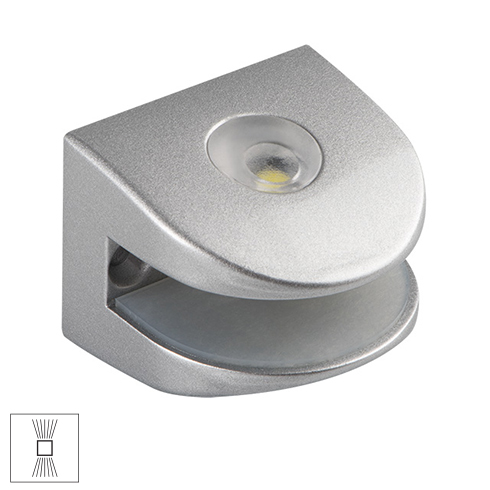 Üvegpolc világítás - Rubinas 2 LED  - 2db/csomag (1W) - hideg fehér