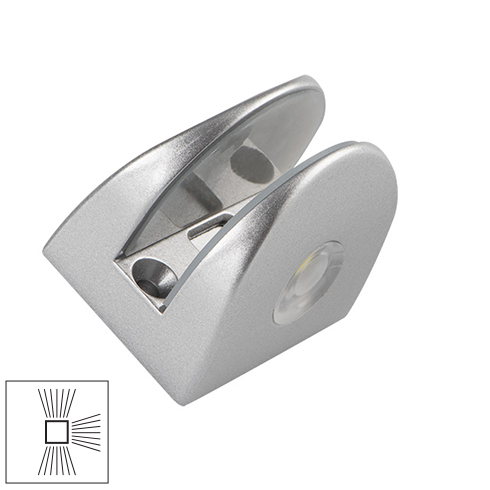Üvegpolc világítás - Rubinas 3 LED - 2db/csomag (1.5W) - meleg fehér
