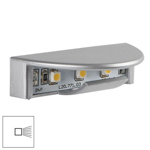 Üvegpolc világítás - Clampo 3 LED (0.24W) - meleg fehér