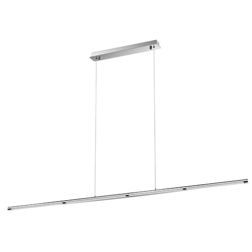 Mennyezeti króm LED függeszték (182cm/36W) természetes fehér