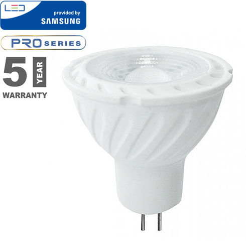 LED lámpa MR16-GU5.3 (6.5W/38°) Szpotlámpa - hideg fehér, PRO Samsung