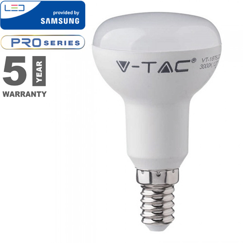 E14 LED lámpa (2.9W/120°) Reflektor R39 - meleg fehér, PRO Samsung