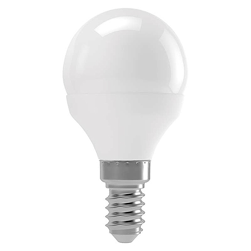 E14 LED lámpa (3W/180°) Kisgömb - meleg fehér