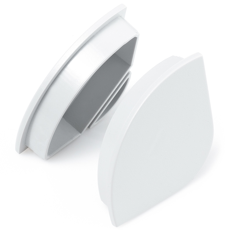 ALP-016R Fehér - Véglezáró alumínium LED profilhoz ALP-016R Fehér - Véglezáró alumínium LED profilhoz