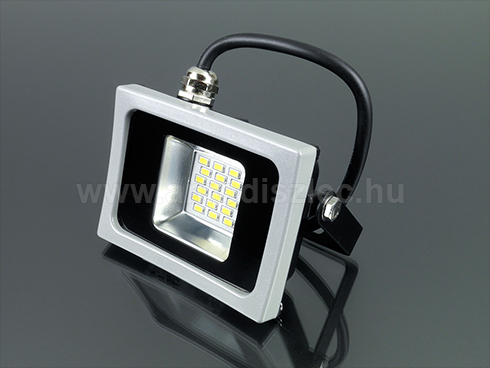 Slim LED reflektor (10W/100°) - Meleg fényű