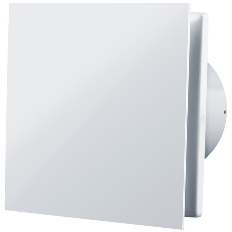 Design elszívó 100 Solid (100 mm) fehér, cserélhető előlapos