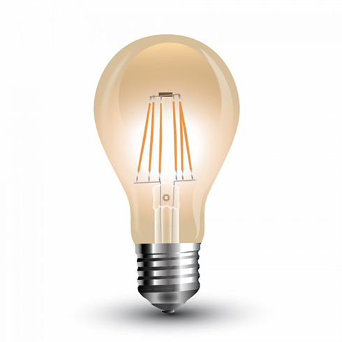 LED lámpa E27 Filament (4W/300°) Vintage körte - 2200K
