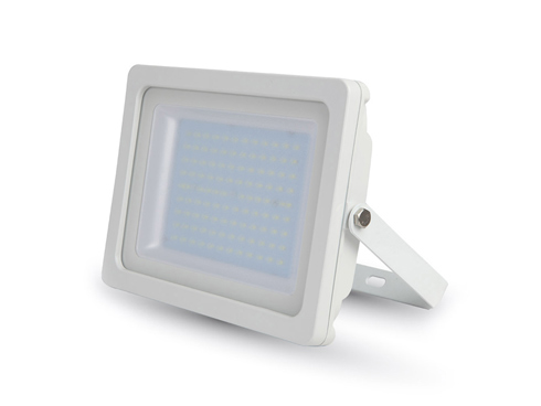 Slim LED reflektor (200W/100°) Fehér ház, Hideg fényű