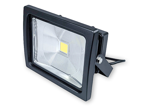 LED reflektor (30W/120°) Meleg fehér (fekete házban)