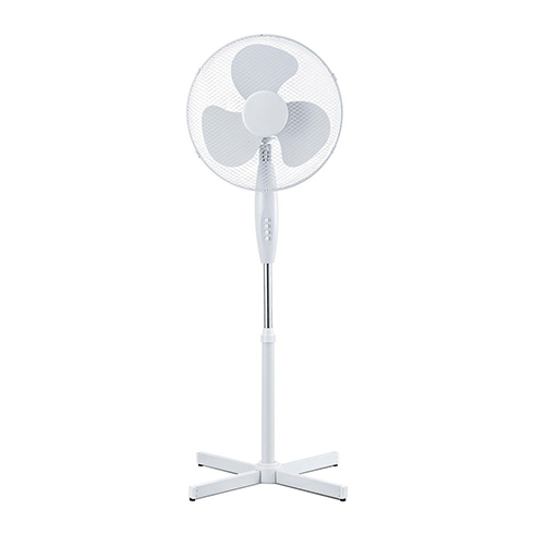 Álló ventilátor fehér színben (40 cm - 40W) 4 gombos