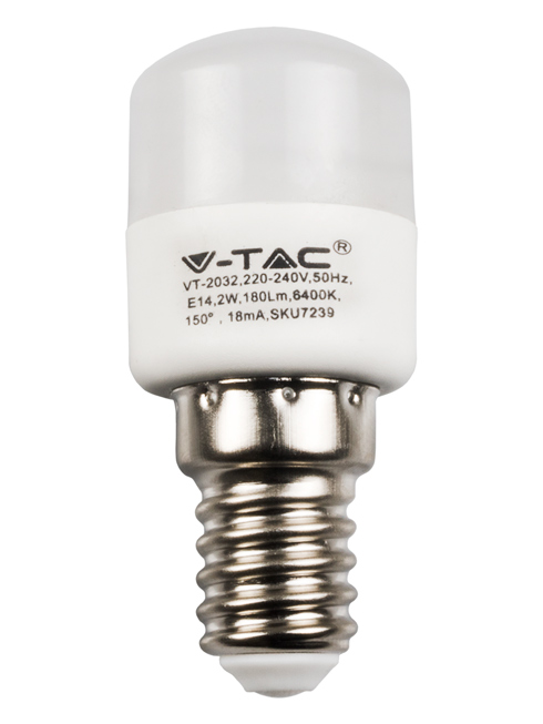 LED lámpa E14 (2W/200°) Mini - természetes fehér