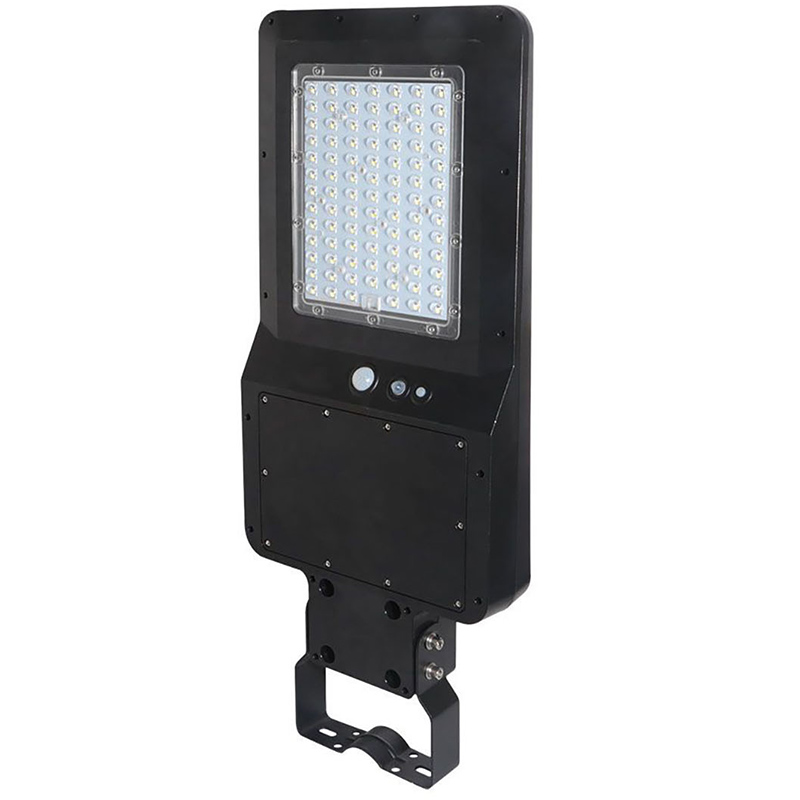 Szolár utcai LED lámpa, falra vagy oszlopra szerelhető (40W/4800lm) hideg fehér