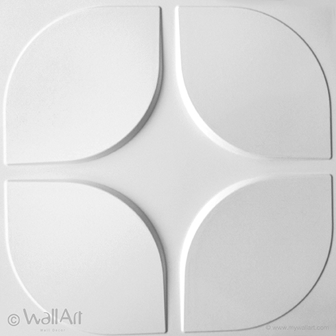 3D Falpanel - Sweeps (hajlított) - WallArt