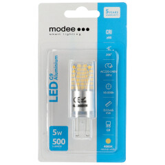 LED lámpa G9 (5W/200°) Kapszula - természetes fehér