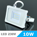 Slim LED reflektor (10W/100°) - Fehér ház - Hideg fényű