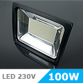 SMD LED reflektor (100W/SMD5630/120°) Hideg fehér