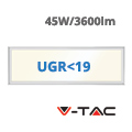 LED panel (1200 x 300mm) 45W - természetes fehér UGR<19