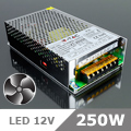 LED tápegység 12 Volt, ipari (250W/20A) VT