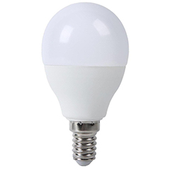 E14 LED lámpa (8W/160°) Kisgömb - természetes fehér