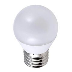 E27 LED lámpa (5W/160°) Kisgömb - meleg fehér