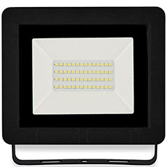 FloodLight LED reflektor (30W/120°) fekete - természetes fehér