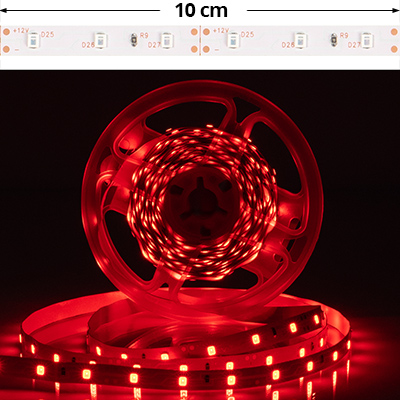 LED szalag beltéri 3528-60 (12 Volt) DEKOR! - piros LED szalag beltéri 3528-60 (12 Volt) DEKOR! - piros
