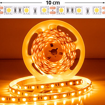 LED szalag beltéri 5050-60 (12 Volt) DEKOR! - extra meleg fehér LED szalag beltéri 5050-60 (12 Volt) DEKOR! - extra meleg fehér