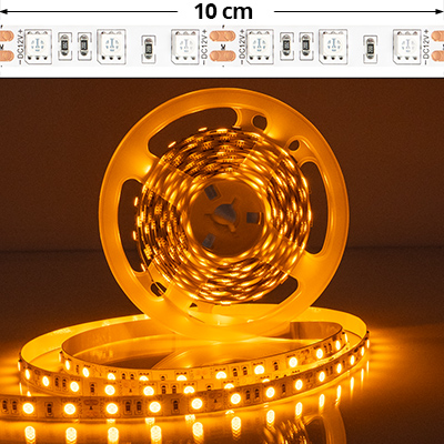 LED szalag beltéri 5050-60 (12 Volt) DEKOR! - sárga LED szalag beltéri 5050-60 (12 Volt) DEKOR! - sárga