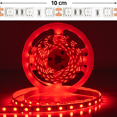 LED szalag beltéri 5050-60 (12 Volt) DEKOR! - piros LED szalag beltéri 5050-60 (12 Volt) DEKOR! - piros