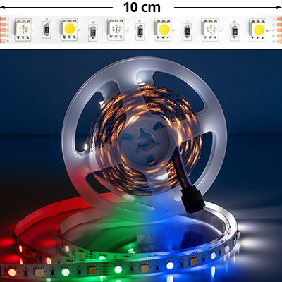 LED szalag beltéri 5050-60 (12 Volt) DEKOR! - RGB+hideg LED szalag beltéri 5050-60 (12 Volt) DEKOR! - RGB+hideg