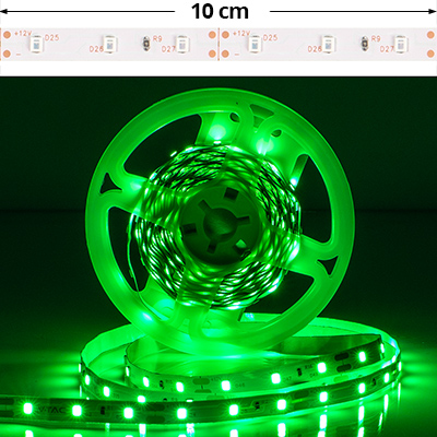 LED szalag beltéri 3528-60 (12 Volt) DEKOR! - zöld LED szalag beltéri 3528-60 (12 Volt) DEKOR! - zöld